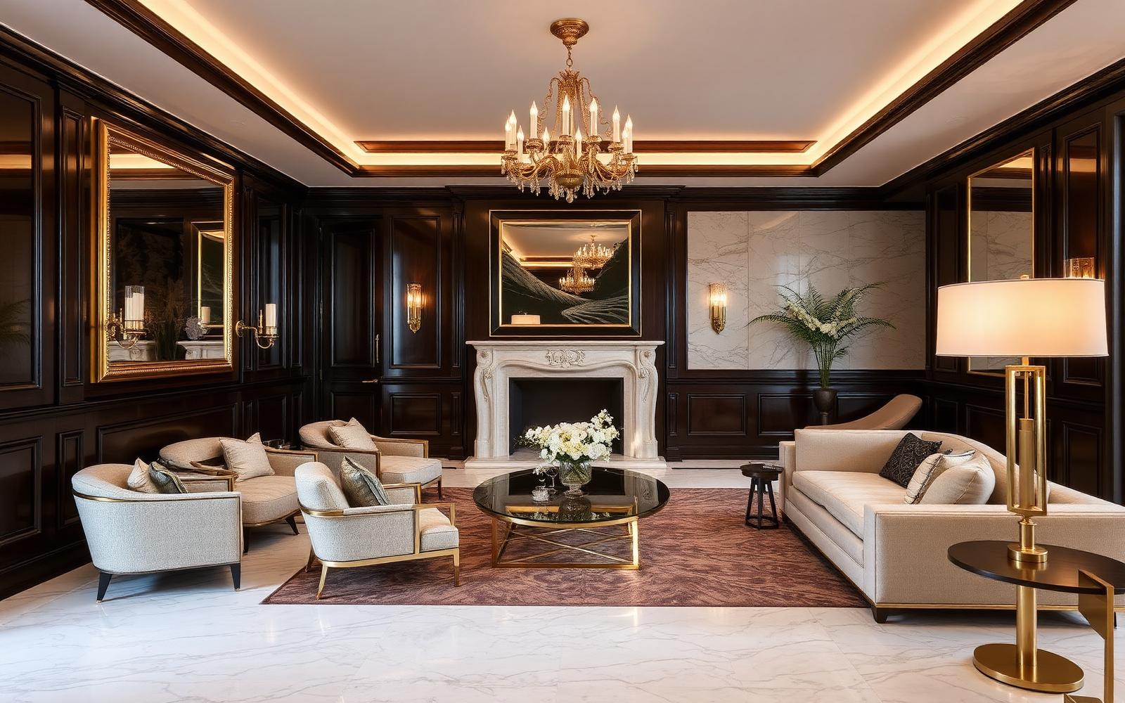 Refined renovated interior